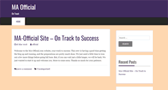 Desktop Screenshot of ma-official.com