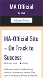 Mobile Screenshot of ma-official.com